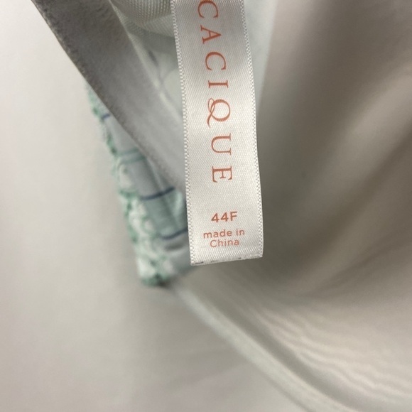 Cacique Mint Lightly Lined Balconette 44F Bra - Picture 9 of 10